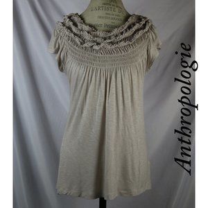 Anthropologie One September Ruffles Blouse